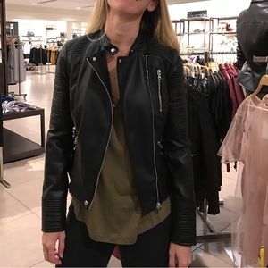 Zara Faux leather jacket